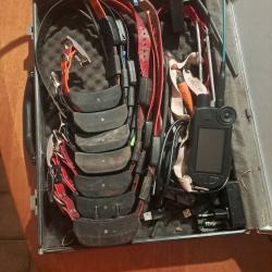 7 Colliers + central teck2 + carte topographie sportdog