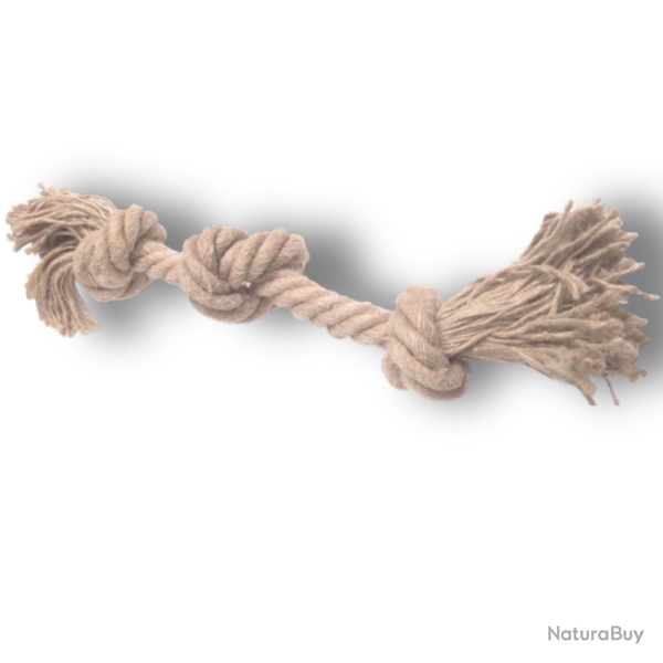Corde Trois Noeuds L (2cm X 60 cm)