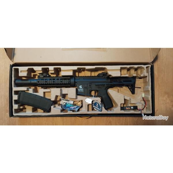 R�plique airsoft M4 LT15 AEG Gen 2 Lancer Tactical - Pack complet - Neuf
