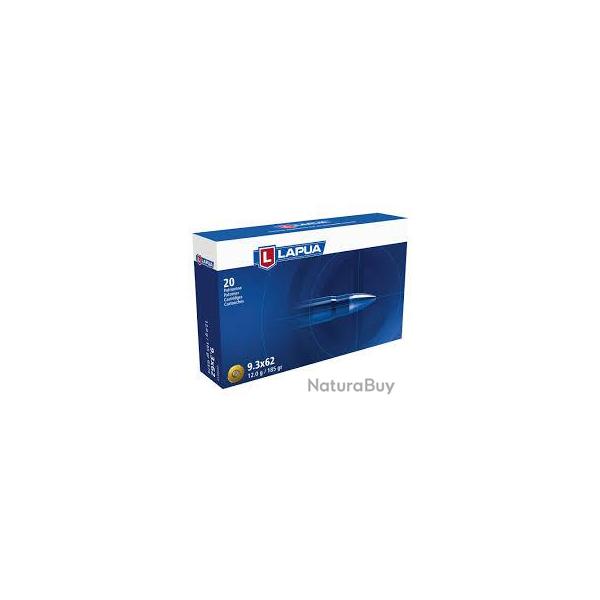 Cartouches Lapua 9,3�62 OTB 185 gr / 12 g  x 20