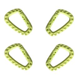 Mousqueton tactique Vert x4