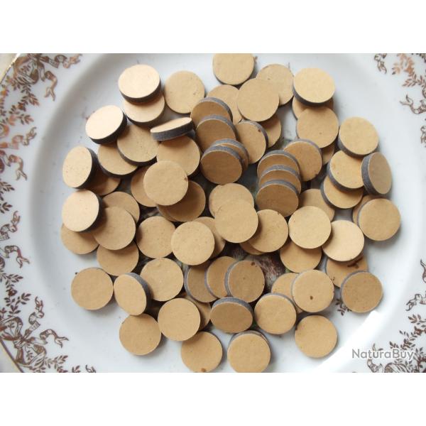 Lot de 100 rondelles de compl�ment , �paisseur 3 et 4mm, en calibre 12.