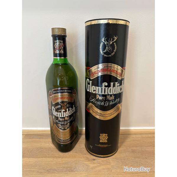 Glenfiddich Pure Single Malt Scotch Whisky 75cl 43% Box (bouteille datant p�riode ~1970 / 1980)