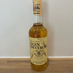 Glen Deveron 5 Years Single Malt Scotch Whisky - 75cl - 40% whisky vintage datant entre 1970 / 1980