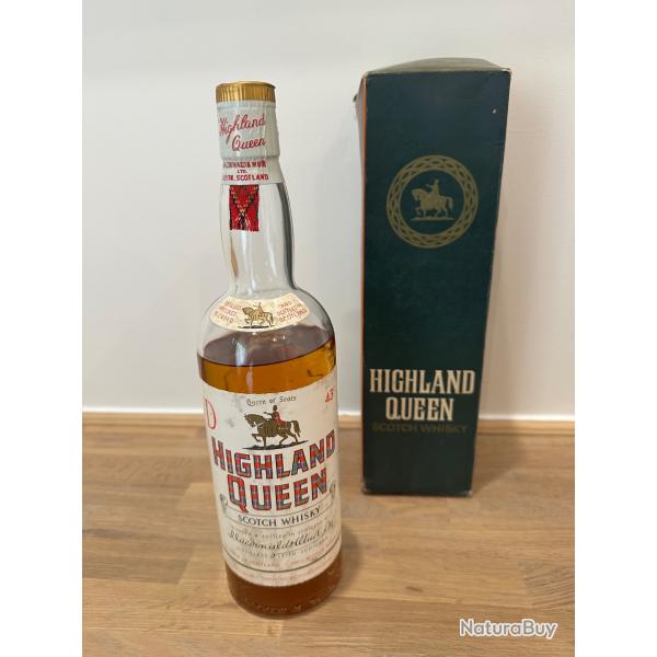Highland Queen Scotch Whisky  - MacDonald &Muir Ltd 75cl/43% (bouteille datent p�riode ~1960)