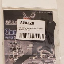 Levier armement rapide pour M4 AEG King arms airsoft