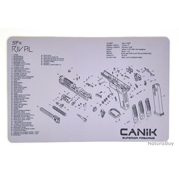 TAPIS DE NETTOYAGE SFX RIVAL CANIK