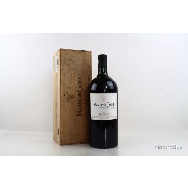 1 J�roboam (5L) de BORDEAUX 2012 par MOUTON CADET