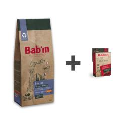 1 Paquet de croquettes 12 kg BAB'IN SENIOR +1 bo&icirc;te de moelleux au choix 1 SENIOR BAB'IN+1 moelleux 