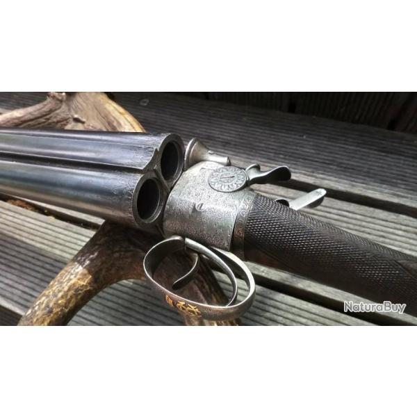 beau et tr�s rare fusil DARNE rotary � chiens mod�le 1884