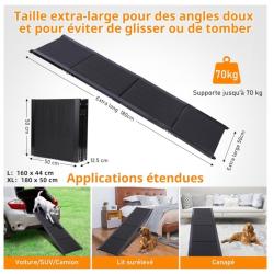 Rampe pour Chien Voiture Pliable