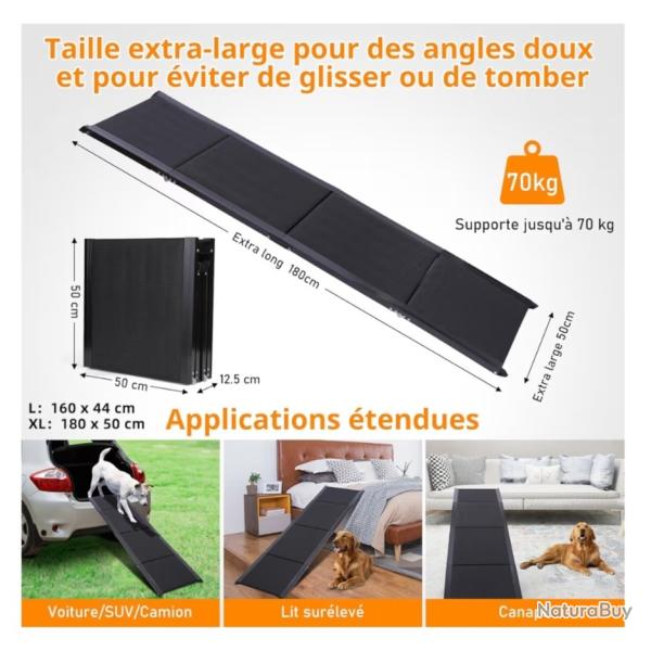 Rampe pour Chien Voiture Pliable
