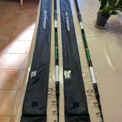 Deux cannes a peche surfcasting Mitchell suprema 3.0 Africa S 4,20m/ max plomb&eacute;e 200grammes
