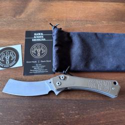Gavin Hawk / Serge Panchenko, Orbit, Front Flipper, CTS-204P blade, Titanium handles, neuf
