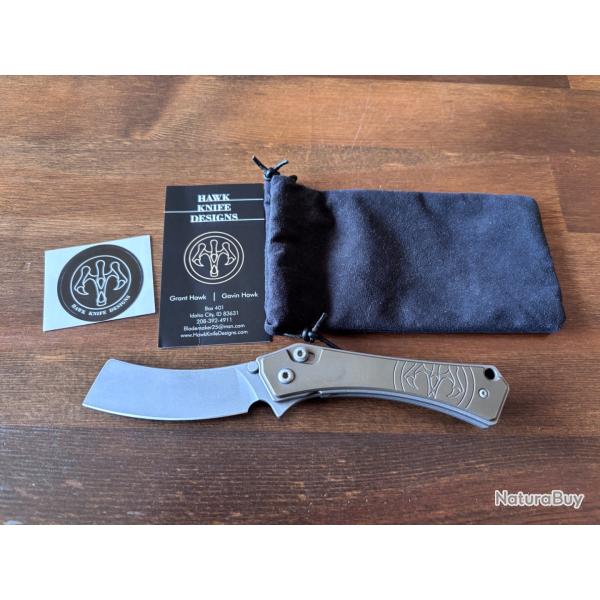 Gavin Hawk / Serge Panchenko, Orbit, Front Flipper, CTS-204P blade, Titanium handles, neuf