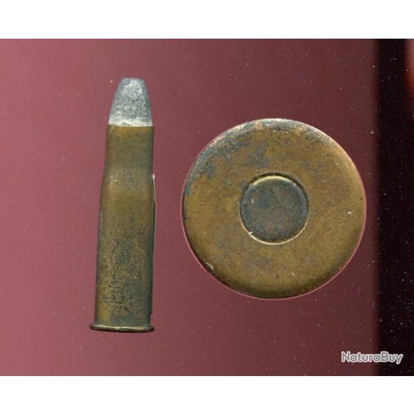 11 mm Beaumont Hollandais - RARE - �tui laiton 51.8 mm - amorce laiton plate - Port Compris