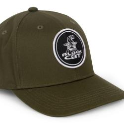 Casquette Black Cat Green Flat Peak Cap Vert