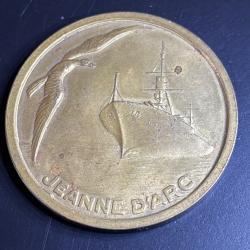 M&eacute;daille de l escale du croiseur Jeanne d'Arc &agrave; Clipperton en 1935
