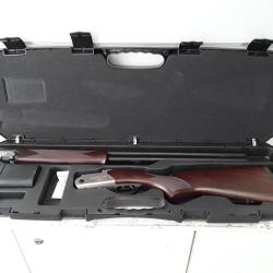 Fusil Superpos&eacute; Huglu EAGLE Grav&eacute;  cal.20/76 bois can.71cm