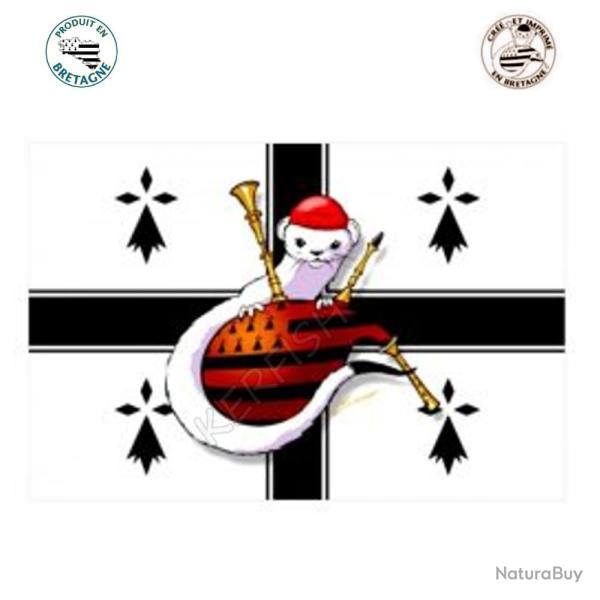 AUTOCOLLANT HERMINE KROAZ DU