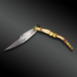 COUTEAU pliant appel&eacute; Navaja - Tol&egrave;de, Espagne - XIX&egrave;me si&egrave;cle