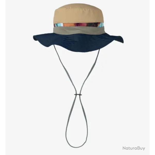 Chapeau Randonn�e BUFF Explore Booney Hat Harq Multi - Protection maximale L/XL Beige