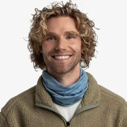 Tour de cou BUFF "Merino Lightweight Solid Lake Blue" 100% laine m&eacute;rinos