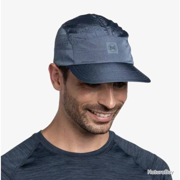 Casquette BUFF Speed Cap Solid Ash - L�g�ret� et performance pour le trail S/M Bleu Clair