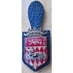 Insigne pucelle GMR 57&egrave;me RI