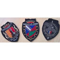 Lot &eacute;cussons souvenir d'un ancien militaire Mailly-le-Camp et Barcelonnette