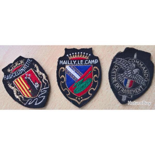 Lot �cussons souvenir d'un ancien militaire Mailly-le-Camp et Barcelonnette