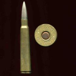 .280 ROSS - RARE marquage :  280 * ELEY * - longue balle nickel - Port Compris