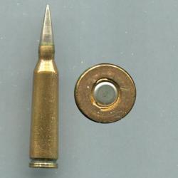 5.6 x 48 EIGER Suisse - RARE - exp&eacute;rimentale CH -bourrelet &eacute;pais, petite amorce - Port Compris