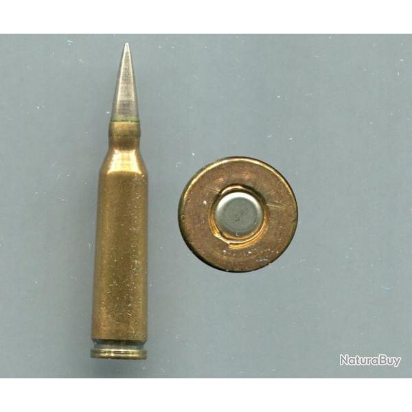 5.6 x 48 EIGER Suisse - RARE - exp�rimentale CH -bourrelet �pais, petite amorce - Port Compris