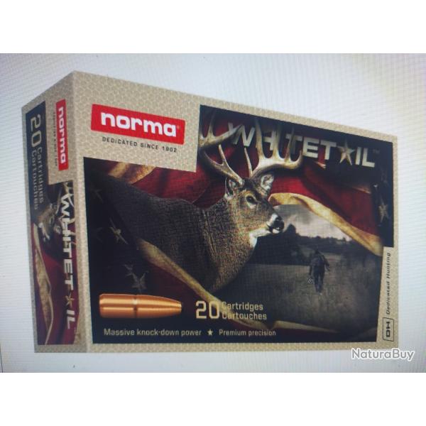 Norma 30-06 sprg 9.7g 150gr whitetail 20 munitions