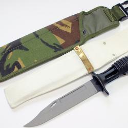 Ba&iuml;onnette ORIGINALE SA80 L85 de l'arm&eacute;e britannique avec fourreau de c&eacute;r&eacute;monie N2 DPM frog