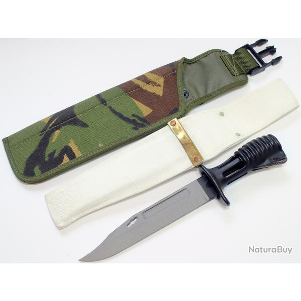 Ba�onnette ORIGINALE SA80 L85 de l'arm�e britannique avec fourreau de c�r�monie N2 DPM frog