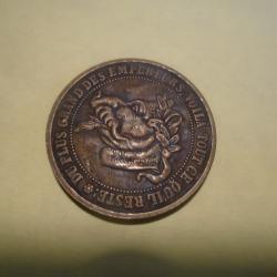 Monnaie satirique Napol&eacute;on III 1851-1870 sedan