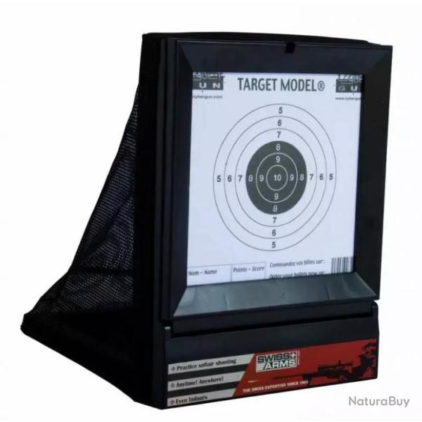 Porte cible Swiss Arms avec filet r�cup�rateur pour Airsoft