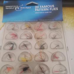 20 mouches de p&ecirc;che
