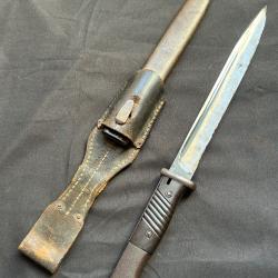 Ba&iuml;onnette allemande 98k monomatricule - WW2 (3)