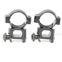Colliers Alu 25,4mm Haut  rail de 21mm