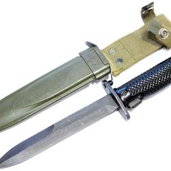 Ba&iuml;onnette am&eacute;ricaine M5, utilis&eacute;e sur le fusil US Garand M1. MILPAR COL 6