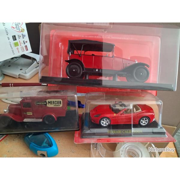 3 voitures jouet collection
