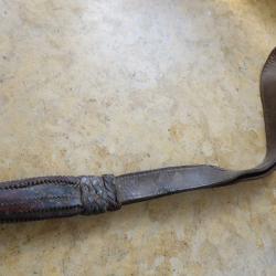 dragonne sabre troupe cavalerie mod1871 cuir &eacute;pais et plus large , pour combat cuir sain