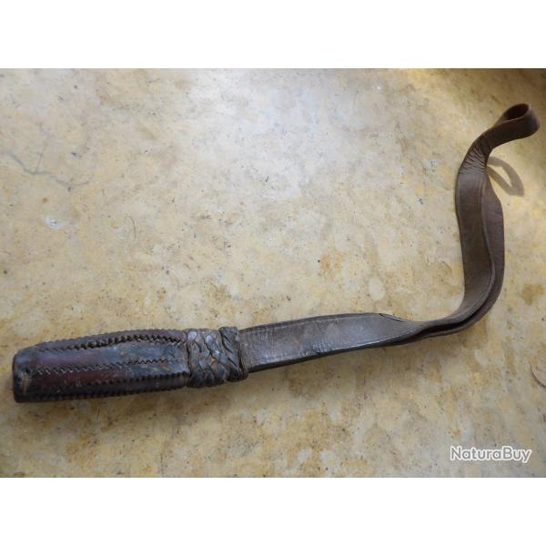 dragonne sabre troupe cavalerie mod1871 cuir �pais et plus large , pour combat cuir sain