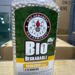 Billes bio gg 6mm 0,25 grammes