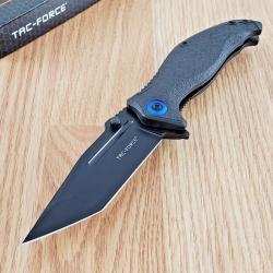 Couteau Tac Force A/O Tactical Street Fighter Lame Tanto Acier 3Cr13 Manche GFN Linerlock Clip