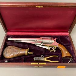 REVOLVER Poudre Noire PIETTA REMINGTON N.Y NEW MODEL avec son coffret