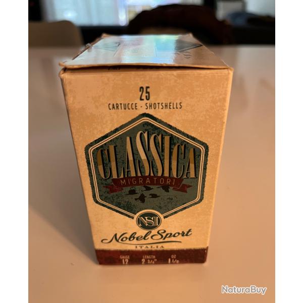 A SAISIR CARTOUCHES NSI CLASSICA 12/70 PLOMB 6 A 1 EURO SANS PRIX DE R�SERVE LIVRAISON OFFERTE !!